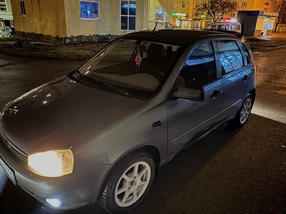 2010 Lada (ВАЗ) Kalina I, серый, 270000 рублей - вид 1