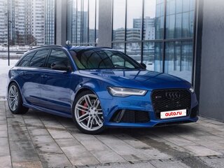 2015 Audi RS 6 III (C7) Рестайлинг, синий, 6600000 рублей, вид 2