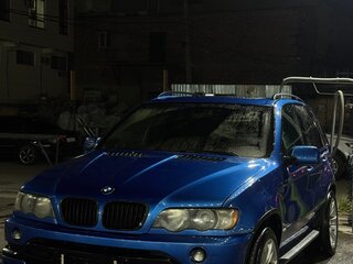 2002 BMW X5 4.6is I (E53), синий, 870000 рублей, вид 1