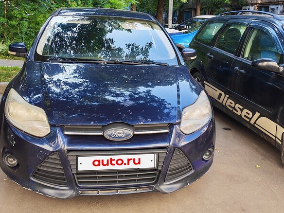 2011 Ford Focus III, синий - вид 3