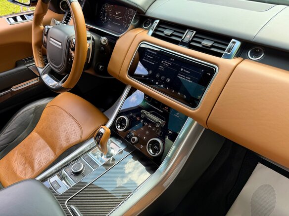 2019 Land Rover Range Rover Sport SVR II Рестайлинг, оранжевый - вид 13