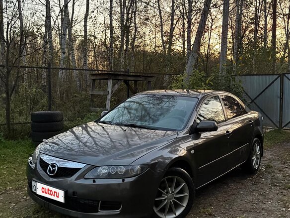 2006 Mazda 6 I (GG) Рестайлинг, серый, 400000 рублей - вид 1
