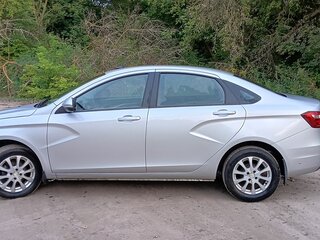 2017 Lada (ВАЗ) Vesta I, серебристый, 810000 рублей, вид 4