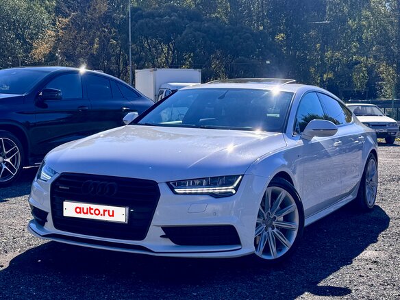2017 Audi A7 I (4G) Рестайлинг, белый, 2800000 рублей