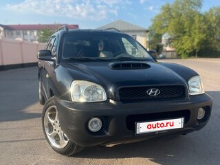 2001 Hyundai Santa Fe I, чёрный, 330000 рублей, вид 1
