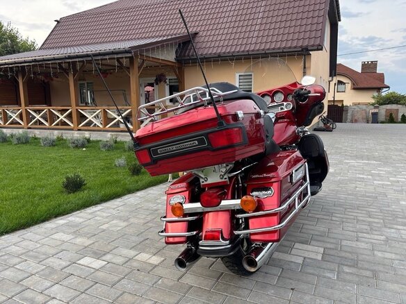 2008 Harley-Davidson Electra Glide, красный, 630000 рублей - вид 3