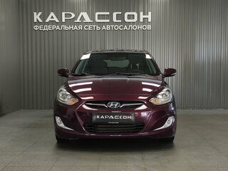 2012 Hyundai Solaris I, фиолетовый, 753000 рублей, вид 3