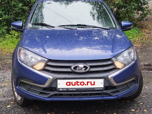 2024 Lada (ВАЗ) Granta I Рестайлинг, синий, 780000 рублей - вид 2