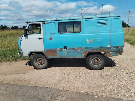 2000 УАЗ 3909, голубой, 155000 рублей, вид 4