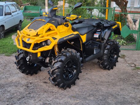 2021 BRP Can-Am Outlander X MR 1000R, жёлтый, 1600000 рублей, вид 2