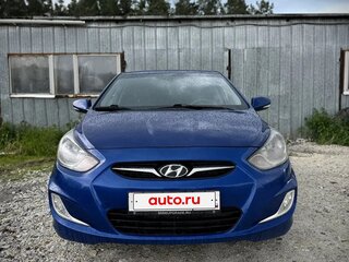 2012 Hyundai Solaris I, синий, 820000 рублей, вид 2