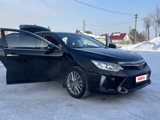 2016 Toyota Camry VII (XV50) Рестайлинг, чёрный, 2500000 рублей, вид 3