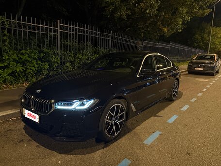 2021 BMW 5 серии 530i VII (G30/G31/G38) Рестайлинг, синий, 4700000 рублей, вид 1