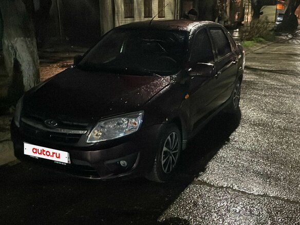 2013 Lada (ВАЗ) Granta I, пурпурный, 300000 рублей