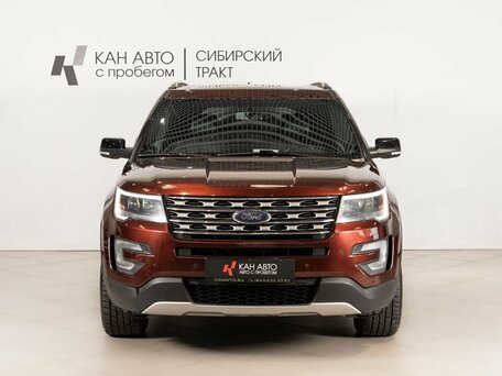 2016 Ford Explorer V Рестайлинг, красный, 2050000 рублей, вид 2