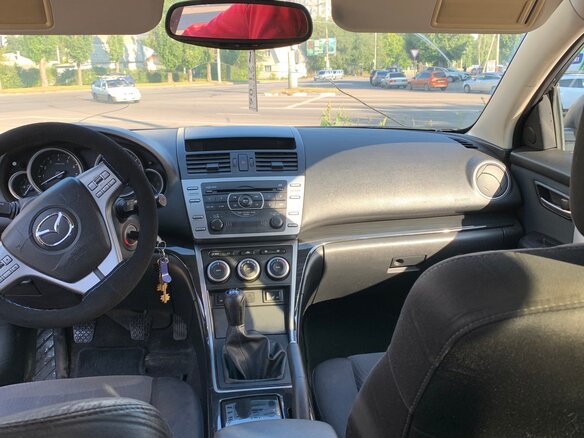 2008 Mazda 6 II (GH), синий, 750000 рублей - вид 5
