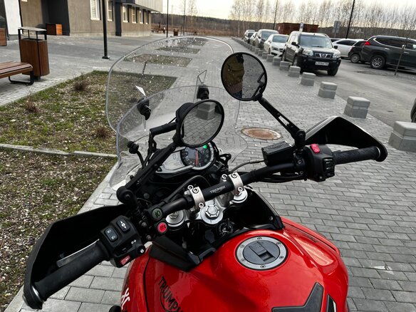 2015 Triumph Tiger 800, красный, 765000 рублей - вид 11