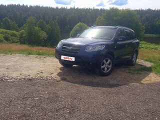 2007 Hyundai Santa Fe II, синий, 1000000 рублей, вид 1