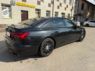 2021 Audi A6 45 TFSI V (C8), чёрный, 2990000 рублей, вид 4