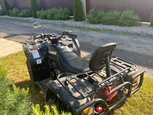 2014 Stels ATV-600YL Леопард, чёрный, 450000 рублей - вид 5
