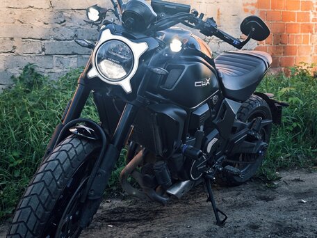 2024 CFMoto 700CL-X Heritage, чёрный, 580000 рублей, вид 4