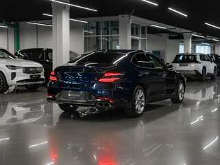2021 Genesis G70 I Рестайлинг, синий, 3265000 рублей, вид 4