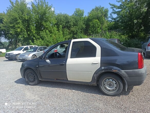 2007 Renault Logan I, серый, 100000 рублей - вид 3
