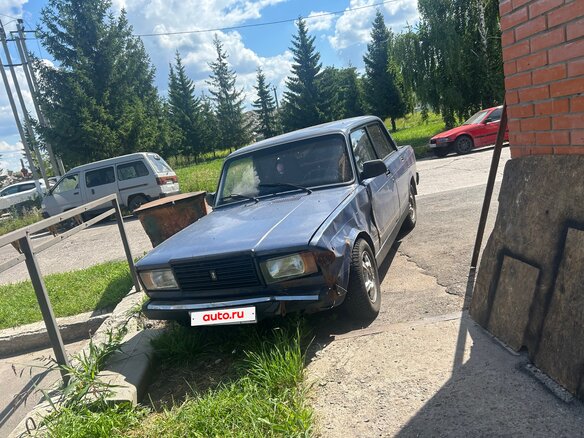 2005 Lada (ВАЗ) 2107, синий, 80000 рублей