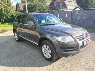 2008 Volkswagen Touareg I Рестайлинг, чёрный, 1200000 рублей, вид 2