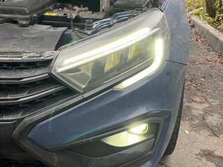 2019 Lada (ВАЗ) Vesta I, синий, 1400000 рублей, вид 2