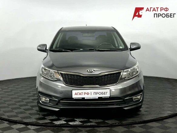 2016 Kia Rio III Рестайлинг, серый - вид 1