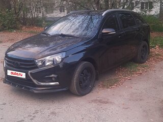 2021 Lada (ВАЗ) Vesta SW I, чёрный, 950000 рублей, вид 2