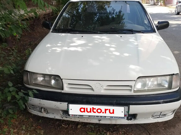 1991 Nissan Primera I (P10), белый, 110000 рублей