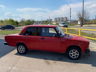 1996 Lada (ВАЗ) 2105, красный, 95000 рублей, вид 4