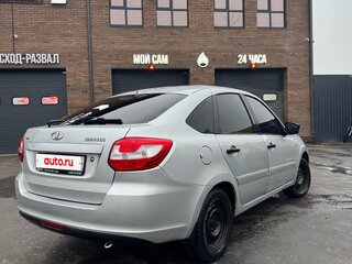 2015 Lada (ВАЗ) Granta I, серебристый, 430000 рублей, вид 4