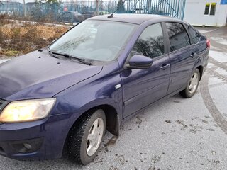 2016 Lada (ВАЗ) Granta I, синий, 410000 рублей, вид 2