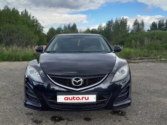2012 Mazda 6 II (GH) Рестайлинг, чёрный, 800000 рублей - вид 1