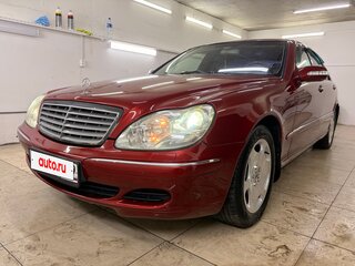 2003 Mercedes-Benz S-Класс 350 IV (W220) Рестайлинг, красный, 900000 рублей, вид 1