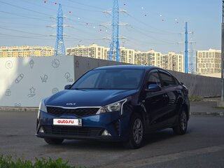 2021 Kia Rio IV Рестайлинг, синий, 1800000 рублей, вид 1