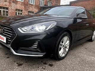2017 Hyundai Sonata VII (LF) Рестайлинг, чёрный, 1350000 рублей, вид 1