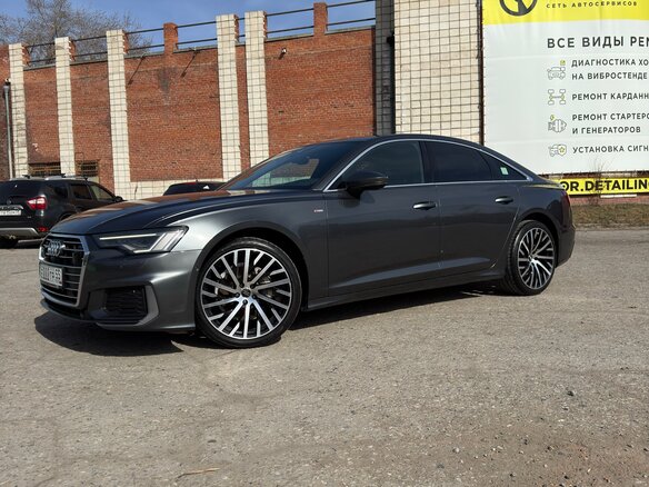 2020 Audi A6 40 TDI V (C8), серый, 5000000 рублей - вид 14