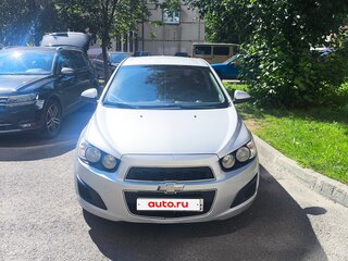 2012 Chevrolet Aveo II, серебристый, 520000 рублей, вид 3