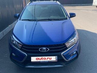 2020 Lada (ВАЗ) Vesta SW Cross I, синий, 1050000 рублей, вид 2