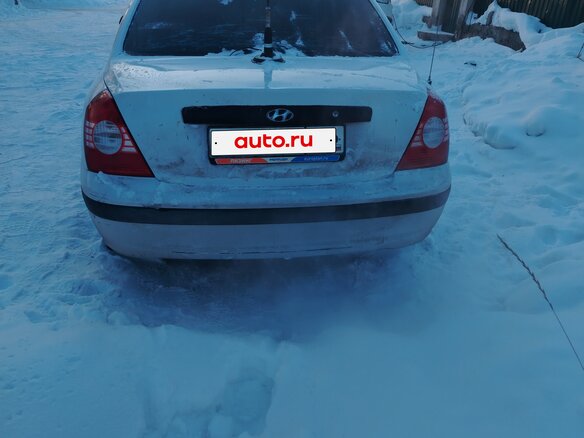 2004 Hyundai Elantra III (XD2) Рестайлинг, белый, 350000 рублей - вид 2