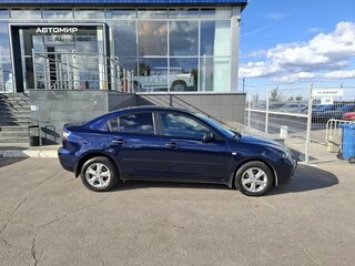 2008 Mazda 3 I (BK) Рестайлинг, синий, 480000 рублей, вид 4