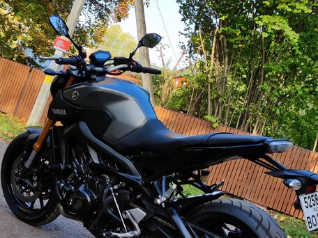 2016 Yamaha MT-09 (FZ-09), серый, 630000 рублей, вид 5