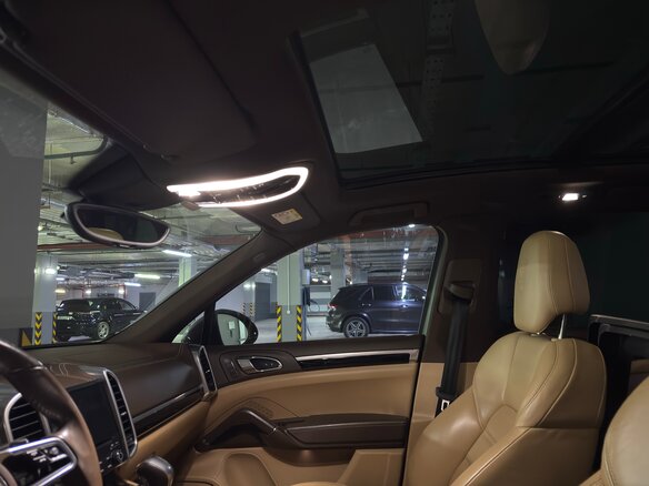 2017 Porsche Cayenne Diesel II Рестайлинг (958), коричневый - вид 7