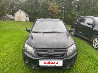 2013 Lada (ВАЗ) Granta I, чёрный, 320000 рублей, вид 2