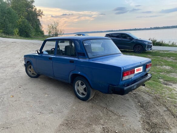 2007 Lada (ВАЗ) 2107, синий, 110000 рублей - вид 7