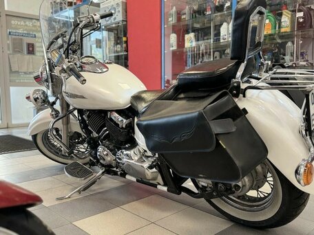 1998 Yamaha XVS650 Drag Star, белый, 450000 рублей, вид 1